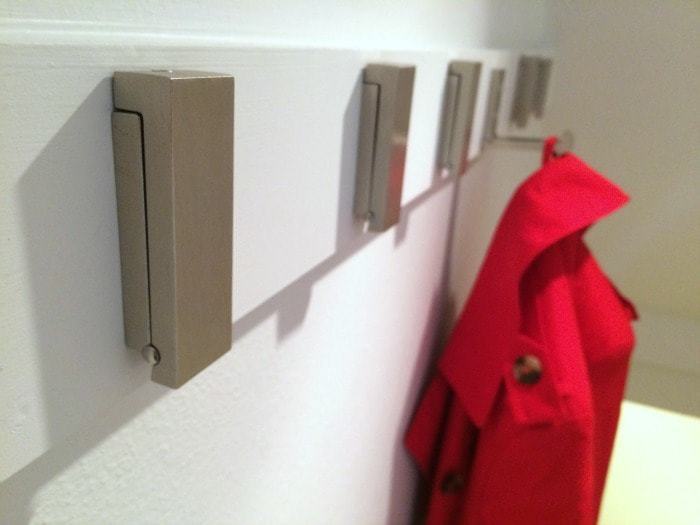our new folding coat hooks are a great solution to a small staircase the handymans - Retractable Coat Hook our new folding coat hooks are a great solution to a small staircase the handymans - Retractable Coat Hook