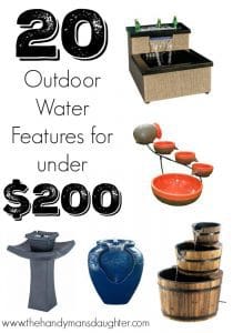 20 Outdoor Water Features Under $200