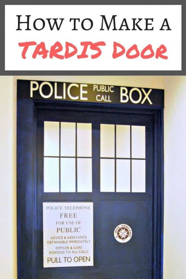 how to make a TARDIS door