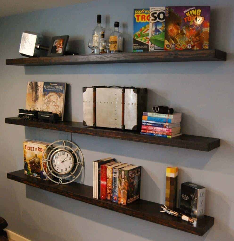 finished shelves 2 The Handyman's Daughter