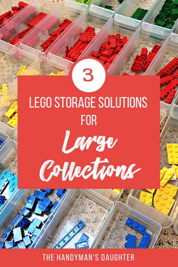 3 LEGO Storage Solutions for Large Collections - The Handyman's Daughter