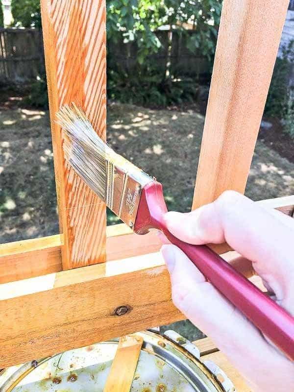 How to Stain a New Deck After Weathering The Handyman's Daughter