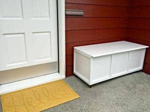 front porch after