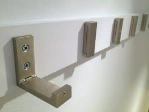 Hooked On Coat Hooks The Handyman S Daughter These Ikea Coat Hooks Fold Away When Not In Use Making It Great For A