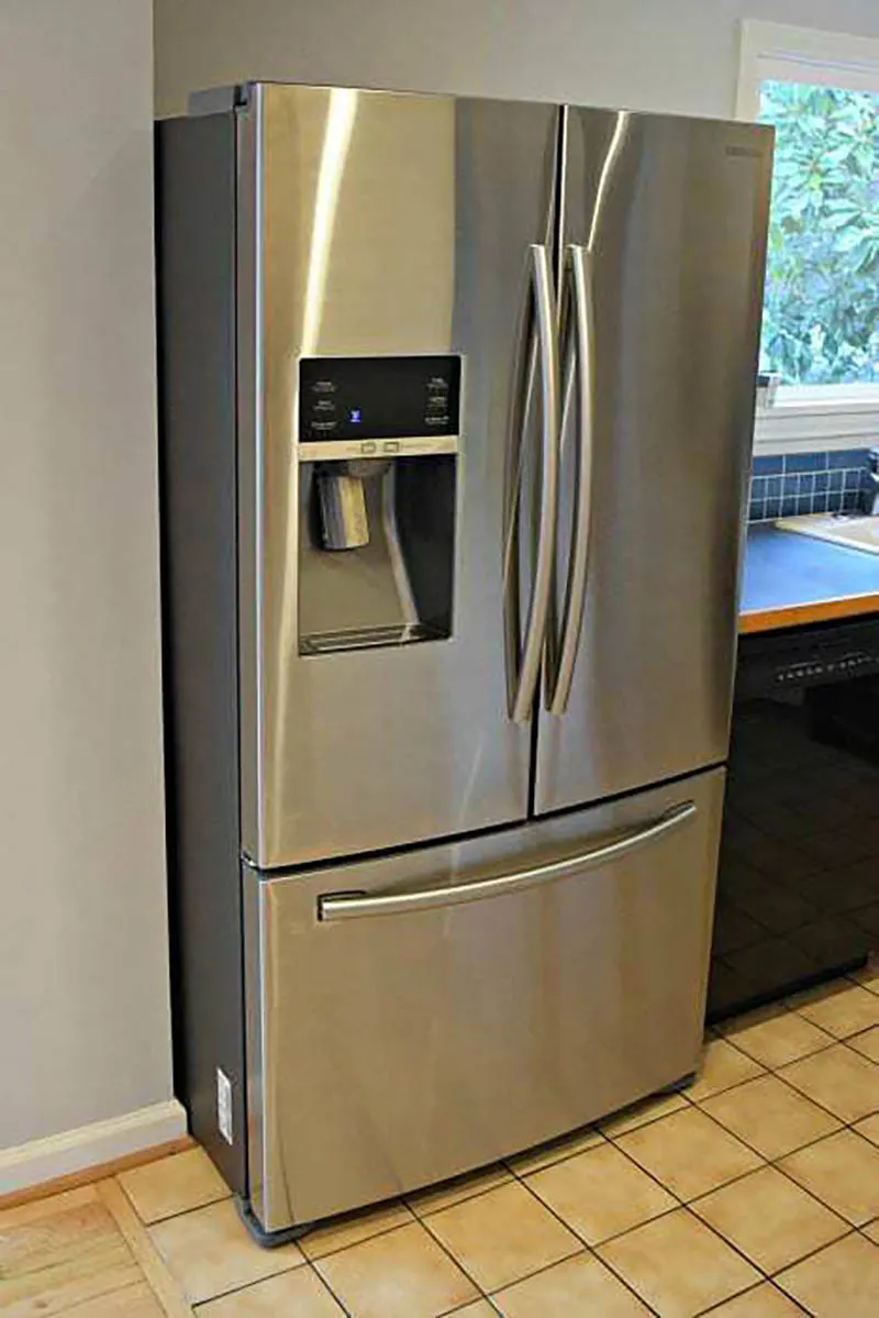 stainless steel refrigerator