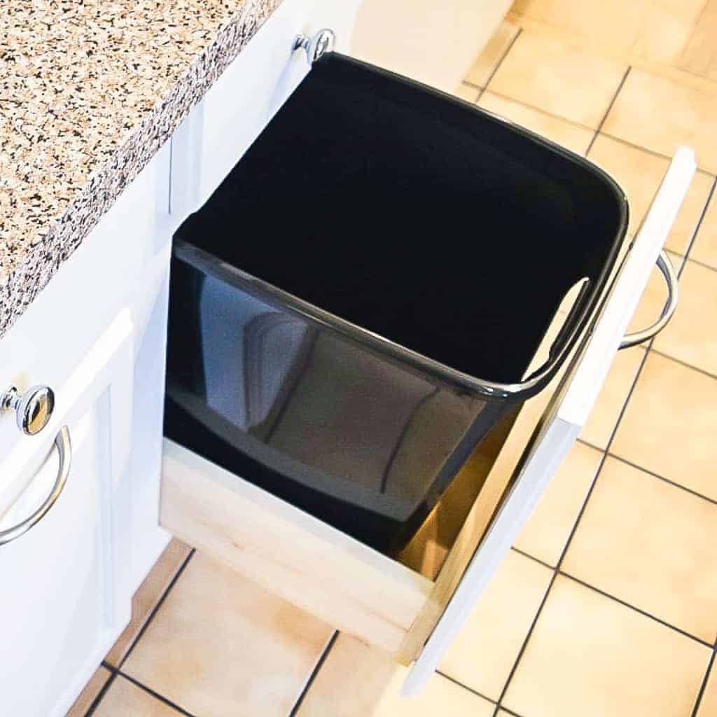 Diy Pull Out Trash Can Cabinet Tutorial The Handyman S Daughter