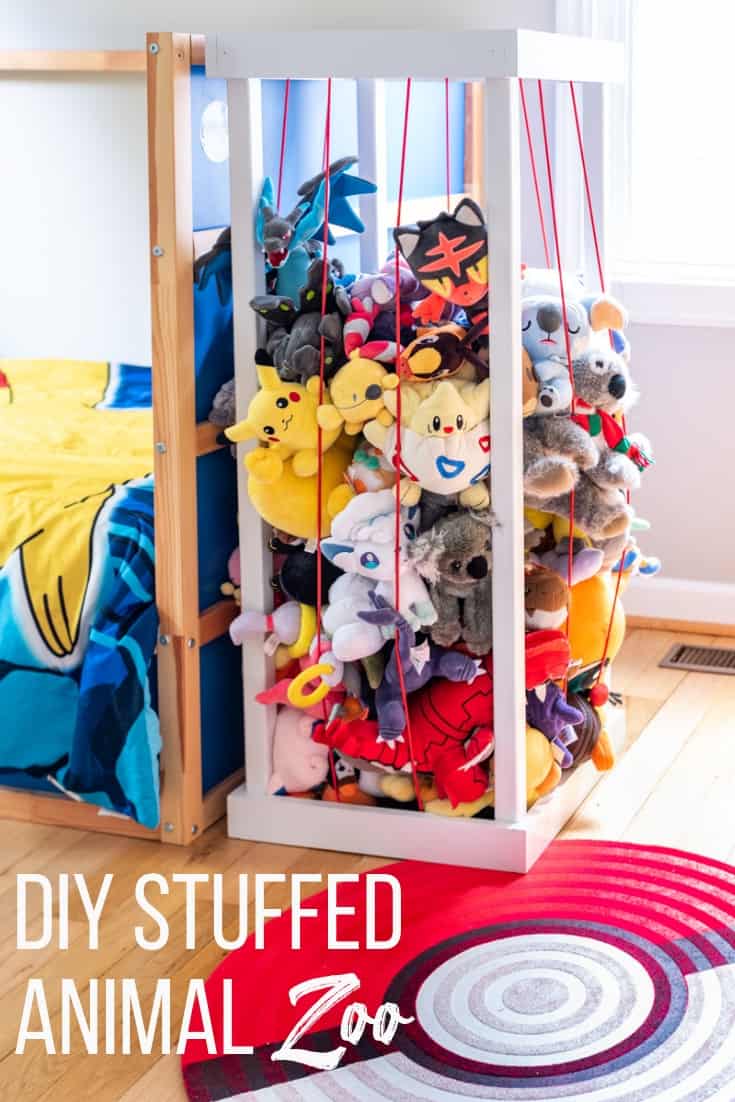 How To - DIY Stuffed Animal Storage