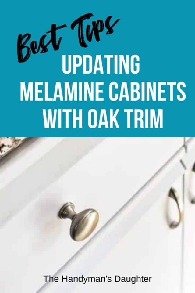 Tips for Updating Melamine with Oak Trim The Handyman's Daughter
