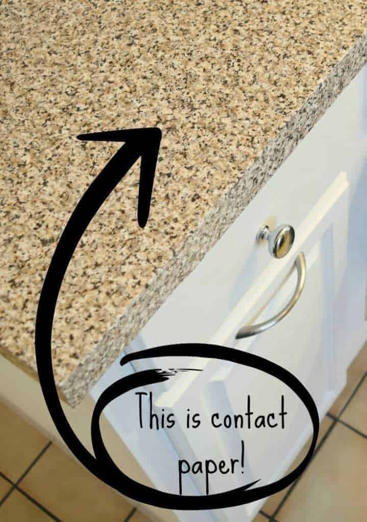 contact paper countertop The Handyman's Daughter The Handyman's