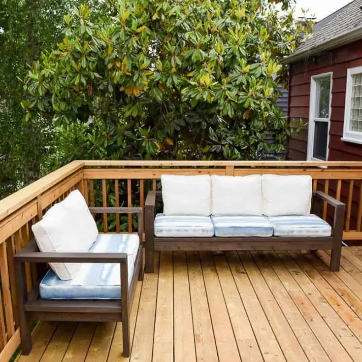 37 Amazing Diy Outdoor Furniture Plans, Diy Outdoor Sofa Plans Uk