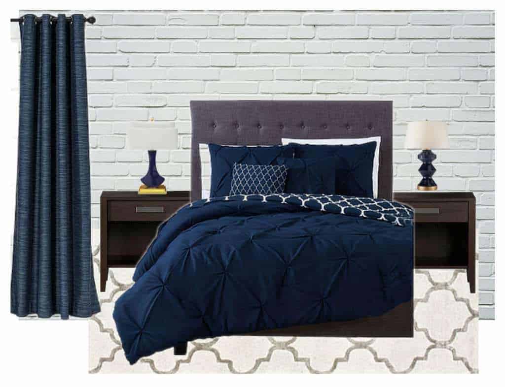  Navy  Blue and Gray  Bedroom  Ideas  The Handyman s Daughter