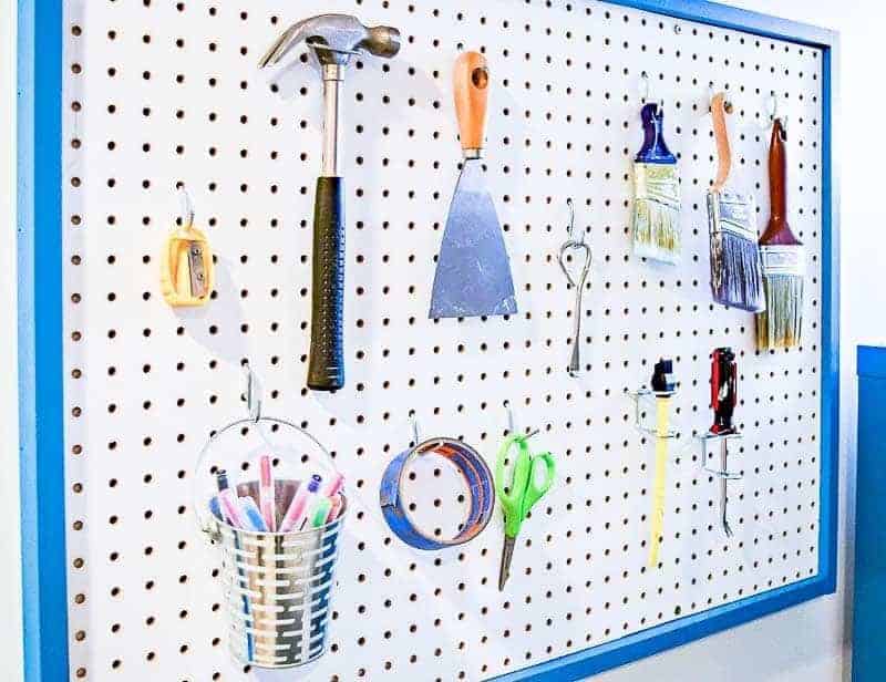 officemakeoverpegboard The Handyman's Daughter