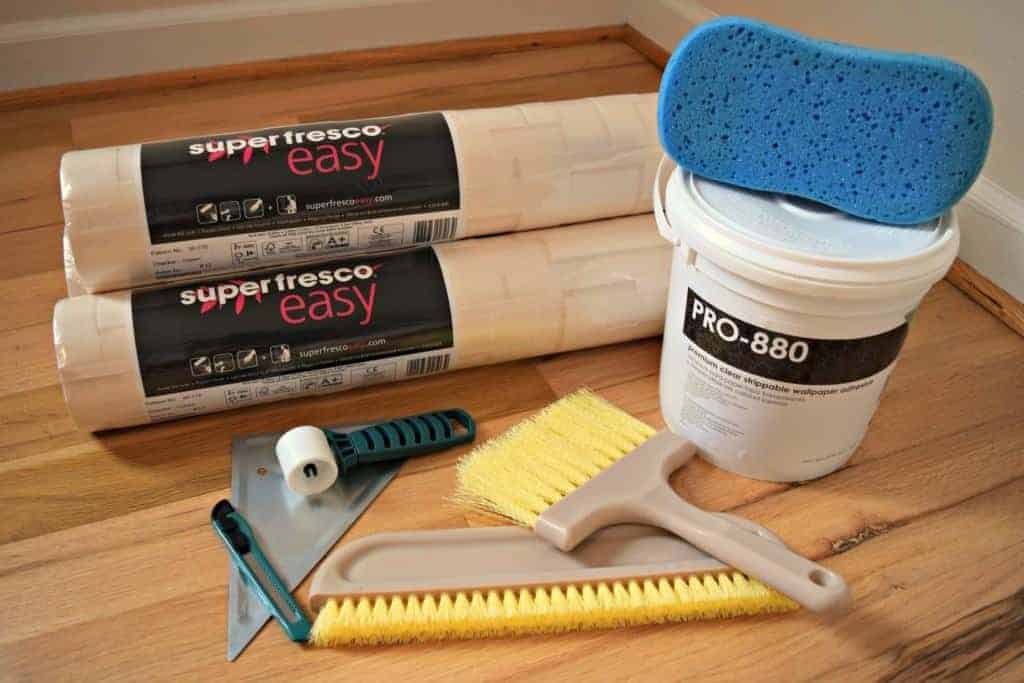 This is everything you'll need to successfully apply textured wallpaper to your walls! - The Handyman's Daughter