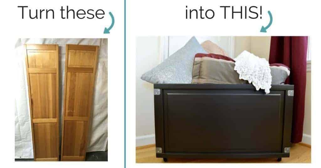 DIY Blanket Box Made From Bifold Doors The Handyman's Daughter