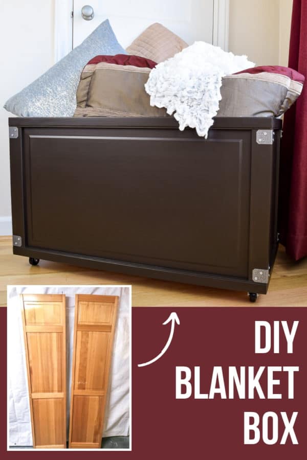 DIY Rolling Blanket Storage Box The Handyman's Daughter