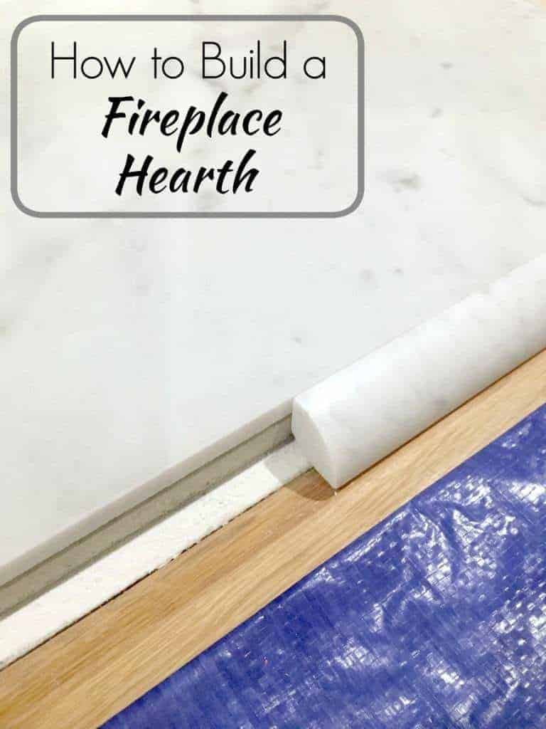 Get rid of that old fireplace hearth. Build a fireplace hearth using cement backer board for the perfect tile base and gorgeous marble tile. Learn how with this step-by-step tutorial.