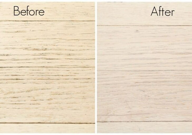 The difference before and after using Bona PowerPlus hardwood floor deep cleaner is amazing!