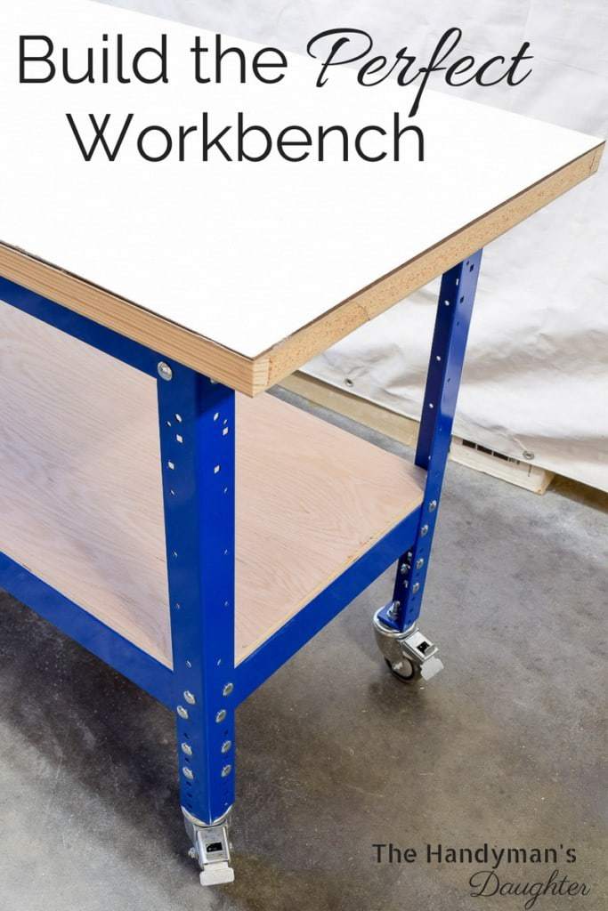 Kreg workbench with laminated door top