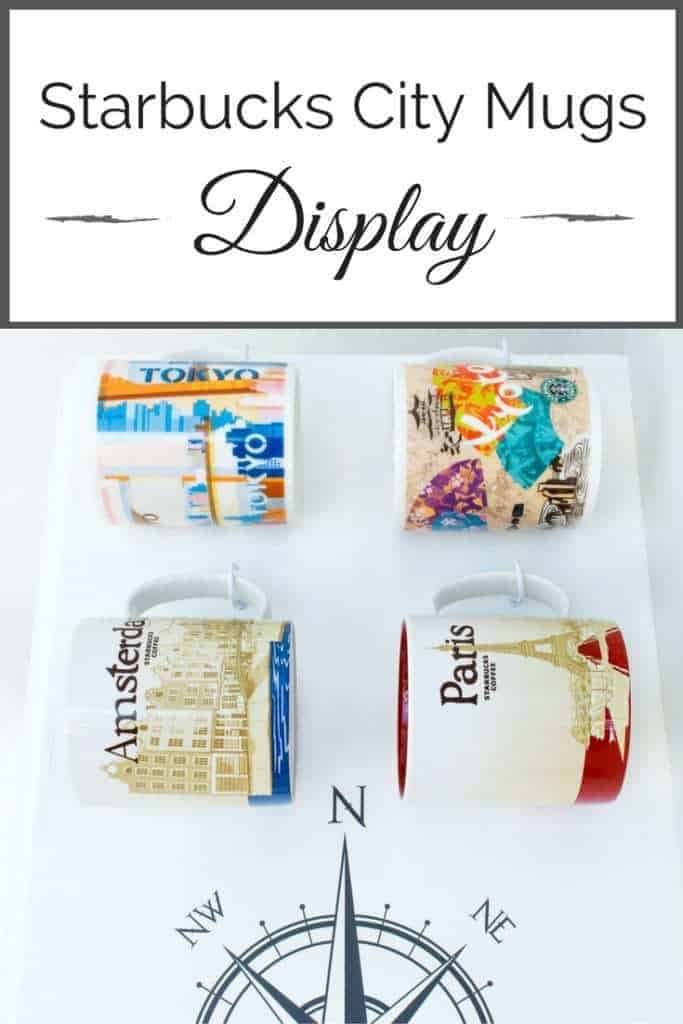 Get your Starbucks city mugs collection out of the cabinet and on display!