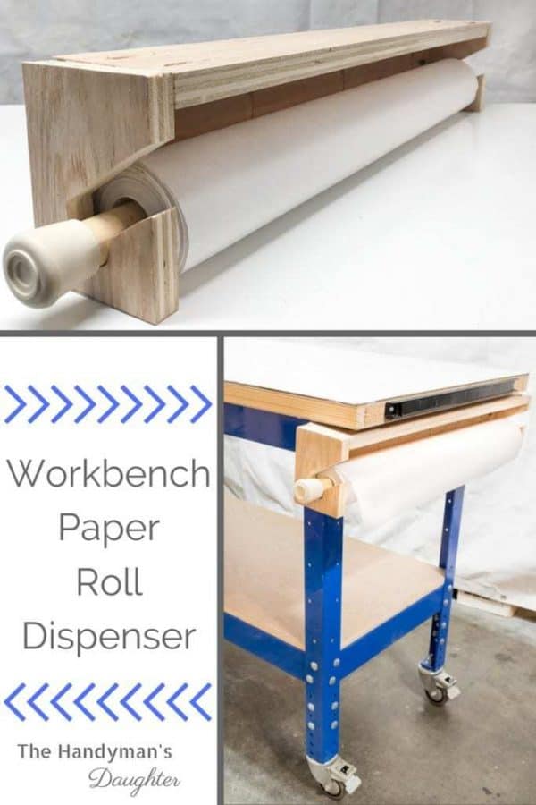 DIY Butcher Paper Roll Holder The Handyman's Daughter