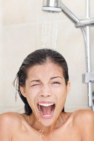 One of the pros to tankless water heaters is never running out of hot water for your shower!