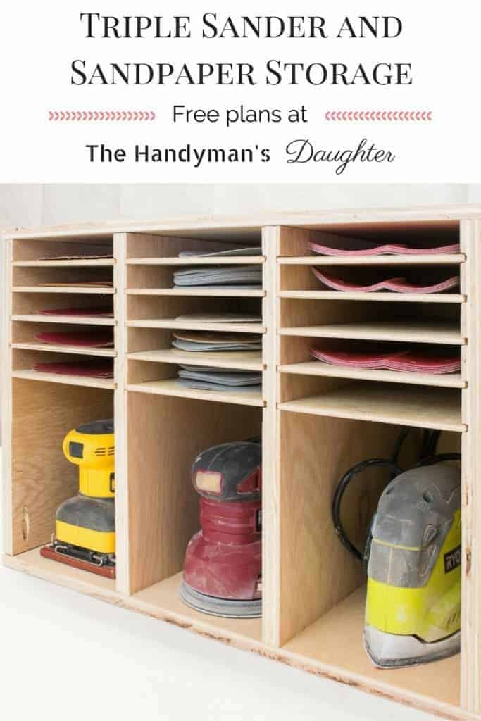 Workshop Wednesday - Sander and Sandpaper Storage - The ...