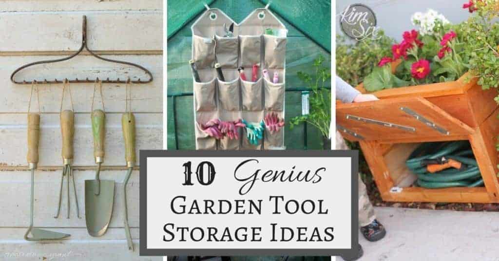 10 Genius Garden Tool Storage Ideas - The Handyman's Daughter