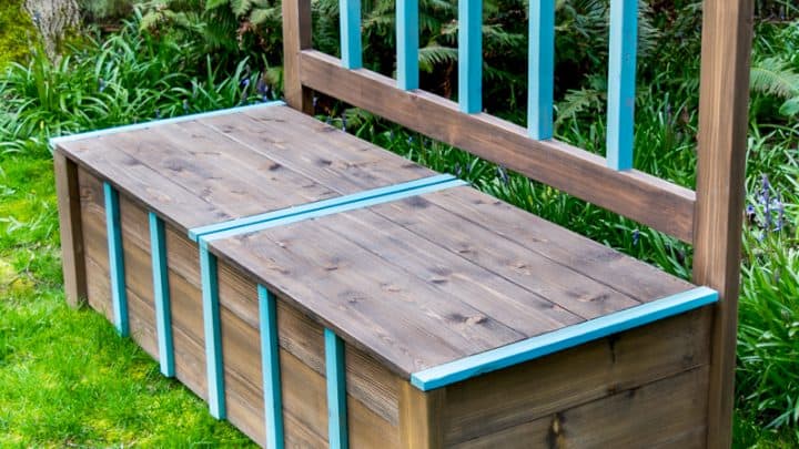 Diy Outdoor Storage Bench The Handyman S Daughter