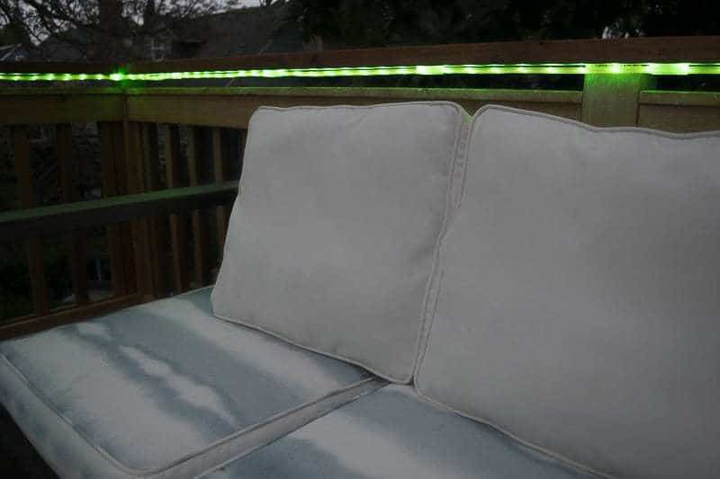 How to Add Outdoor Rope Lights to a Deck Railing The Handyman's Daughter