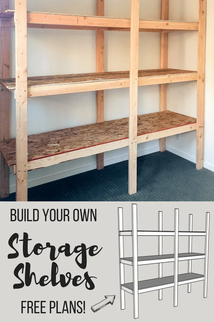 How to Build Shelving in a Garage - Three Ways