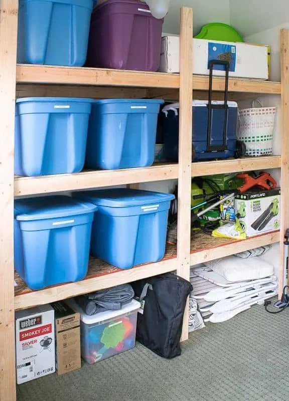 2x4 storage shelves