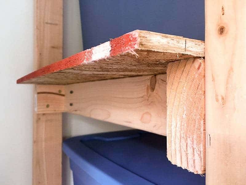 DIY Storage Shelves with 2x4s and Plywood - The Handyman's Daughter