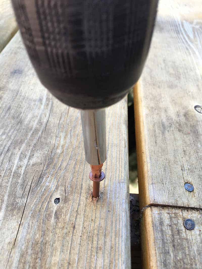 How to Fix Warped Deck Boards - The Handyman's Daughter