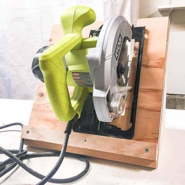 Circular Saw Storage Rack The Handyman's Daughter