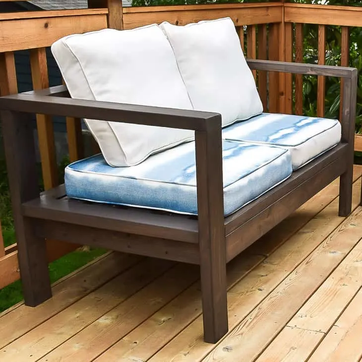 DIY outdoor sofa