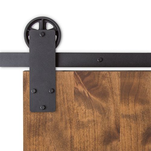 the Aspen barn door hardware from Artisan Hardware