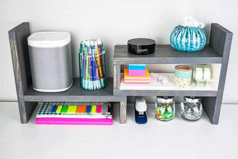 DIY Adjustable Desktop Organizer The Handyman's Daughter
