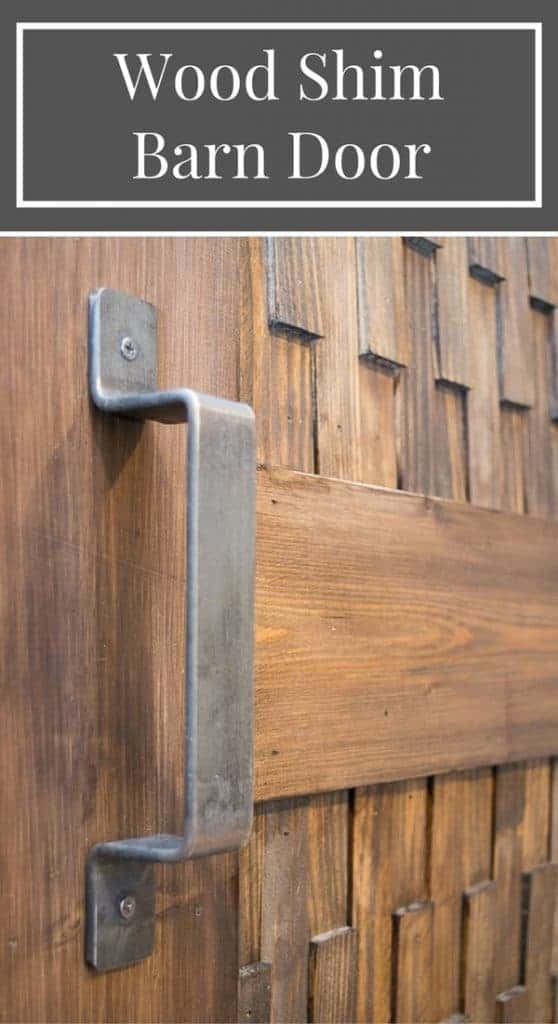 Diy Sliding Barn Door With Wood Shim Panels The Handyman S Daughter