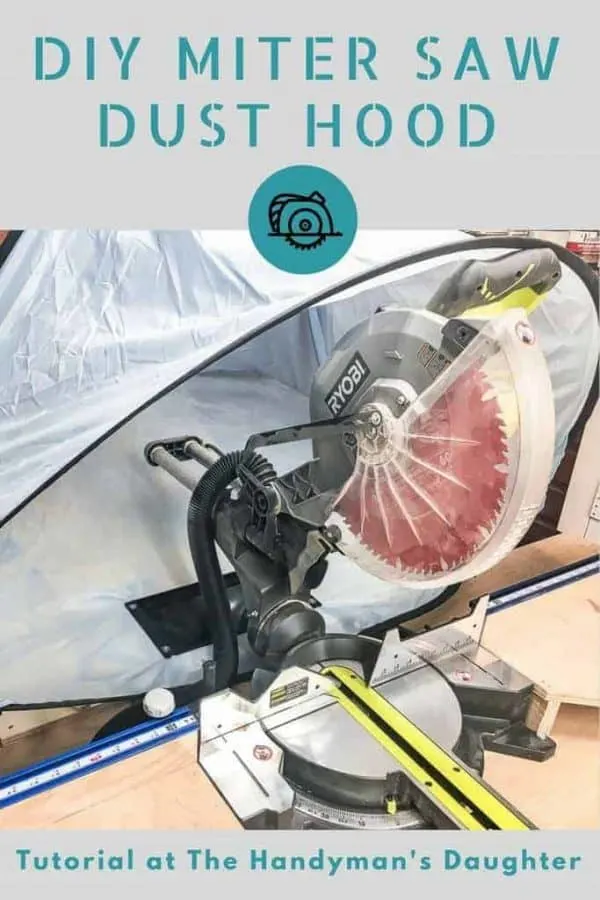 DIY miter saw dust hood