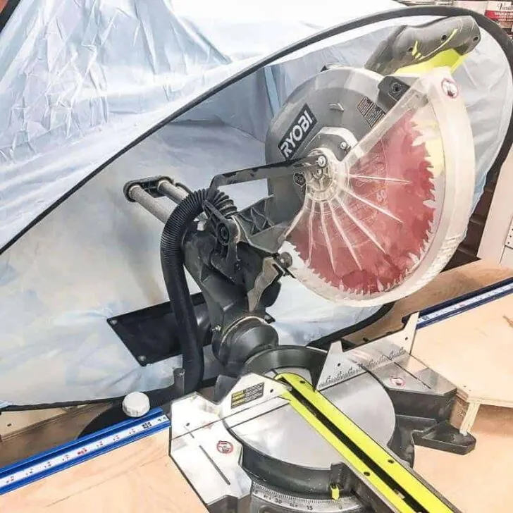 miter saw dust hood