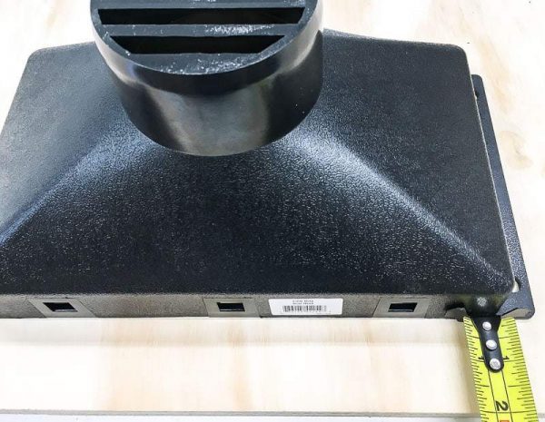 marking the location of the dust funnel