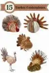 Top your Thanksgiving table off with one of these turkey decorations! Get them before they're gone!