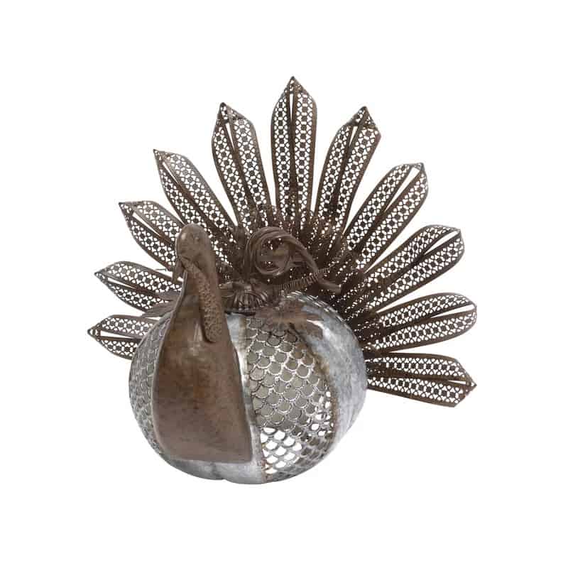 metal turkey decoration