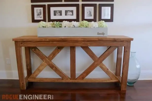 20 Amazing Diy Console Tables The, Diy Outdoor Console Table Plans