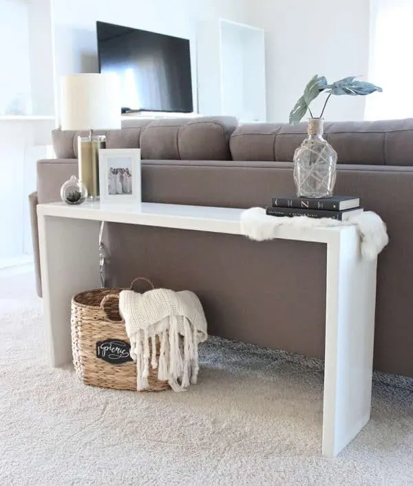20 Amazing Diy Console Tables The, How To Make A Console Table With Storage Space