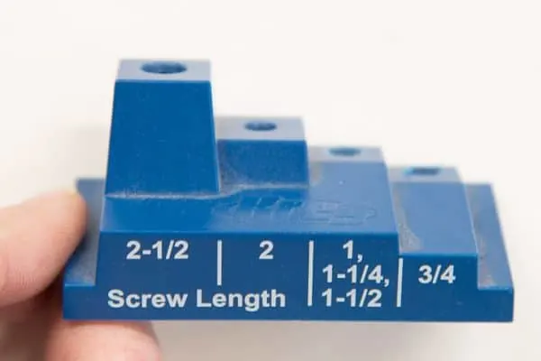 step guide for adjusting the stop collar on the Kreg Jig K5