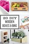 20 DIY Wooden Boxes and Bins