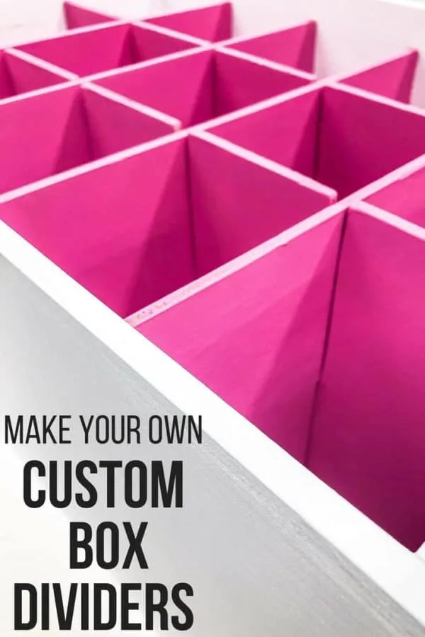 How to Make Custom Box Dividers - The Handyman's Daughter