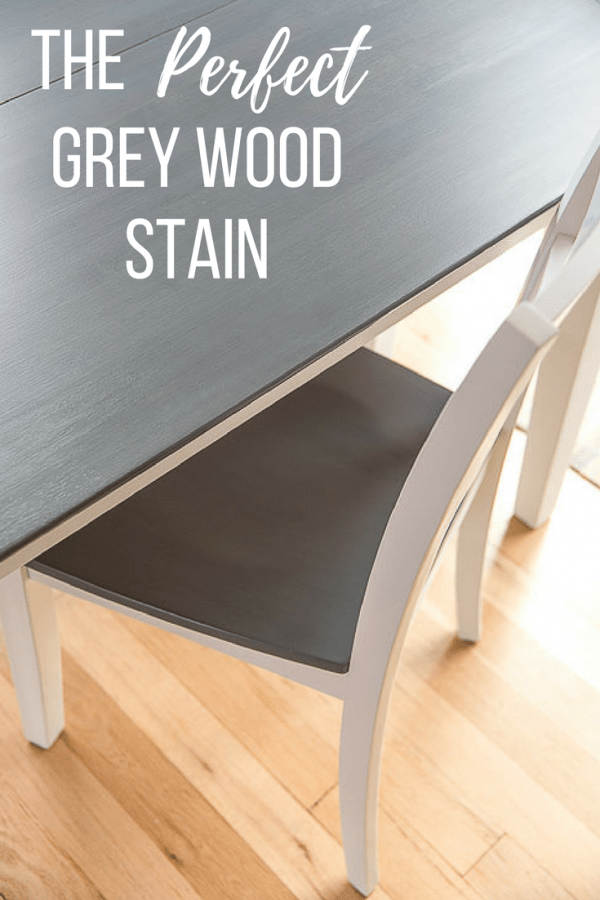 how to stain wood grey