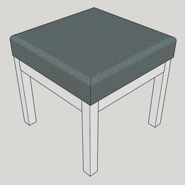 3D model of DIY ottoman